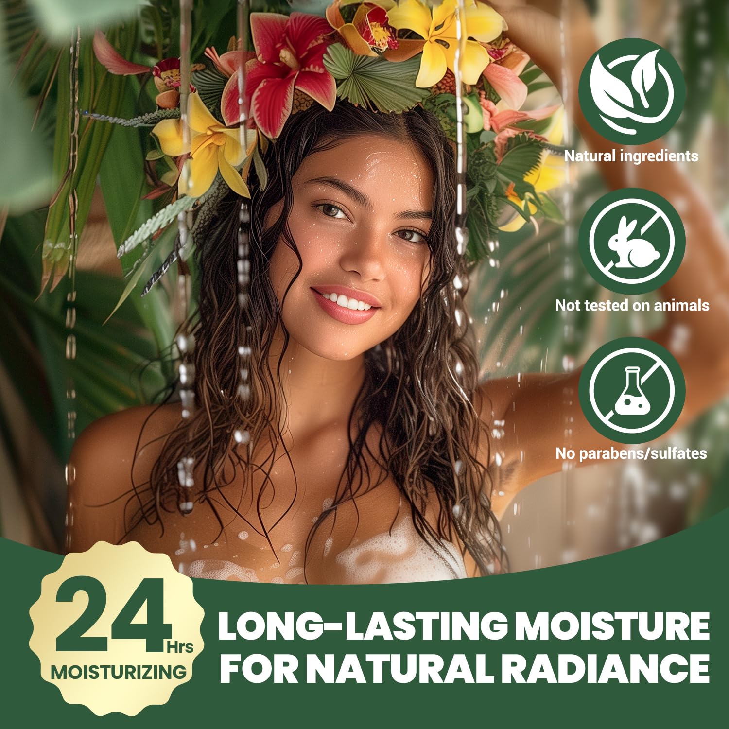 Spa Luxetique essential oil bottle, adds calming aroma to bath time