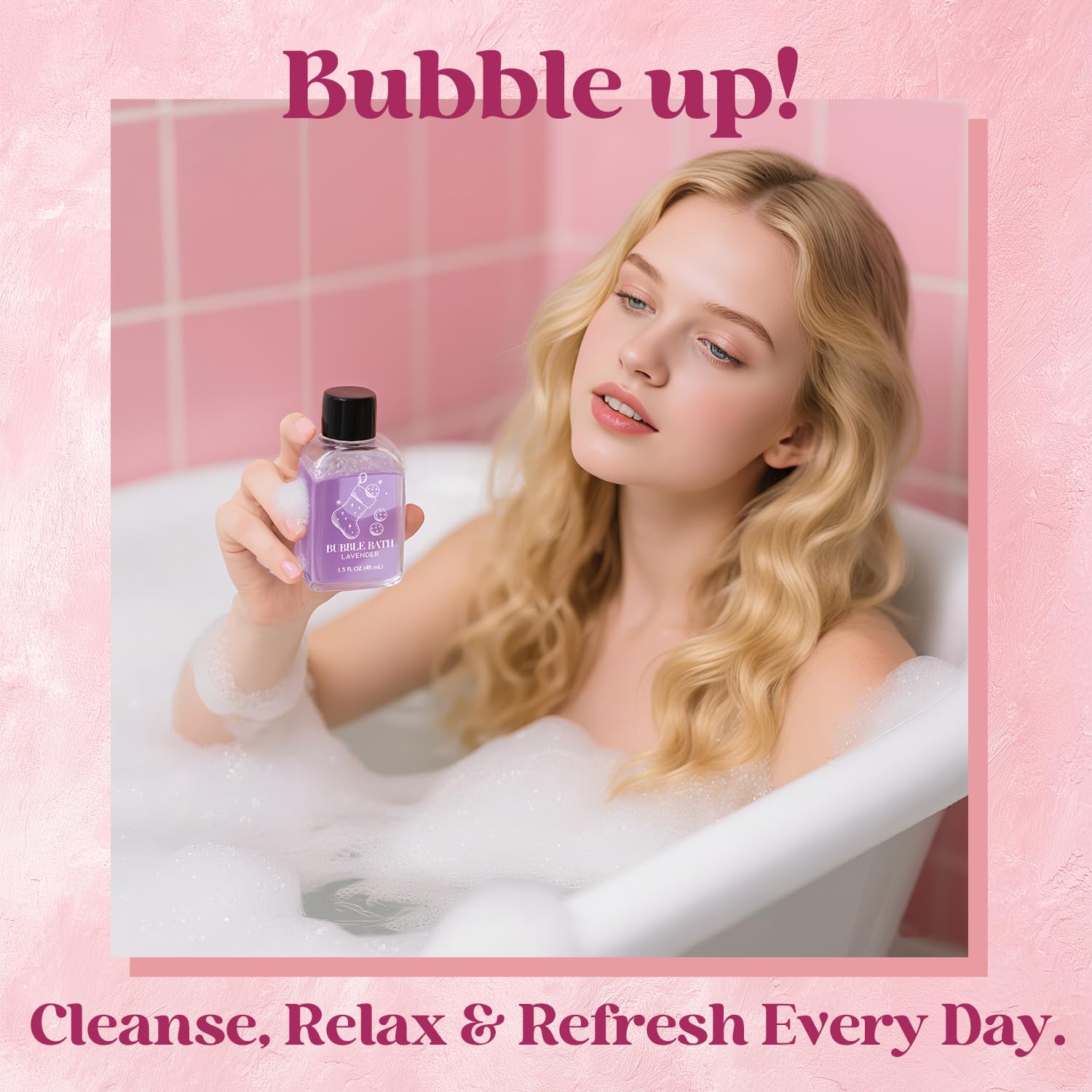 Spa Luxetique World shower gel bottle for refreshing festive shower routines