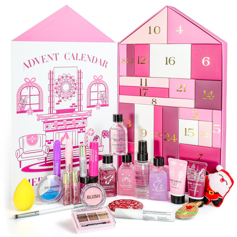 Spa Luxetique World advent calendar unboxing box ideal for daily festive beauty reveals