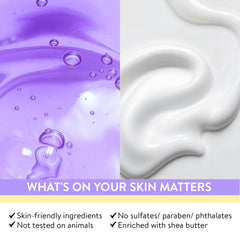 SPA LUXETIQUE WORLD body scrub texture shows exfoliating granules for smooth skin.
