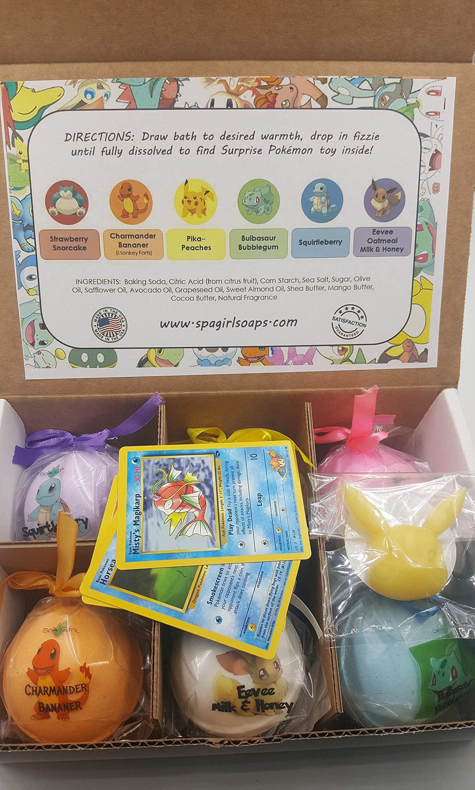 Spa Pure bath bomb with inside toy reveals playful toy during fizz.