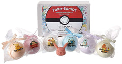 Spa Pure bath bomb toys inside 6-count package with bold colors for fun bath time.