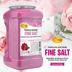 SPA REDI Detox Foot Soak Rose pour demonstrates easy use for spa-like pedicures.
