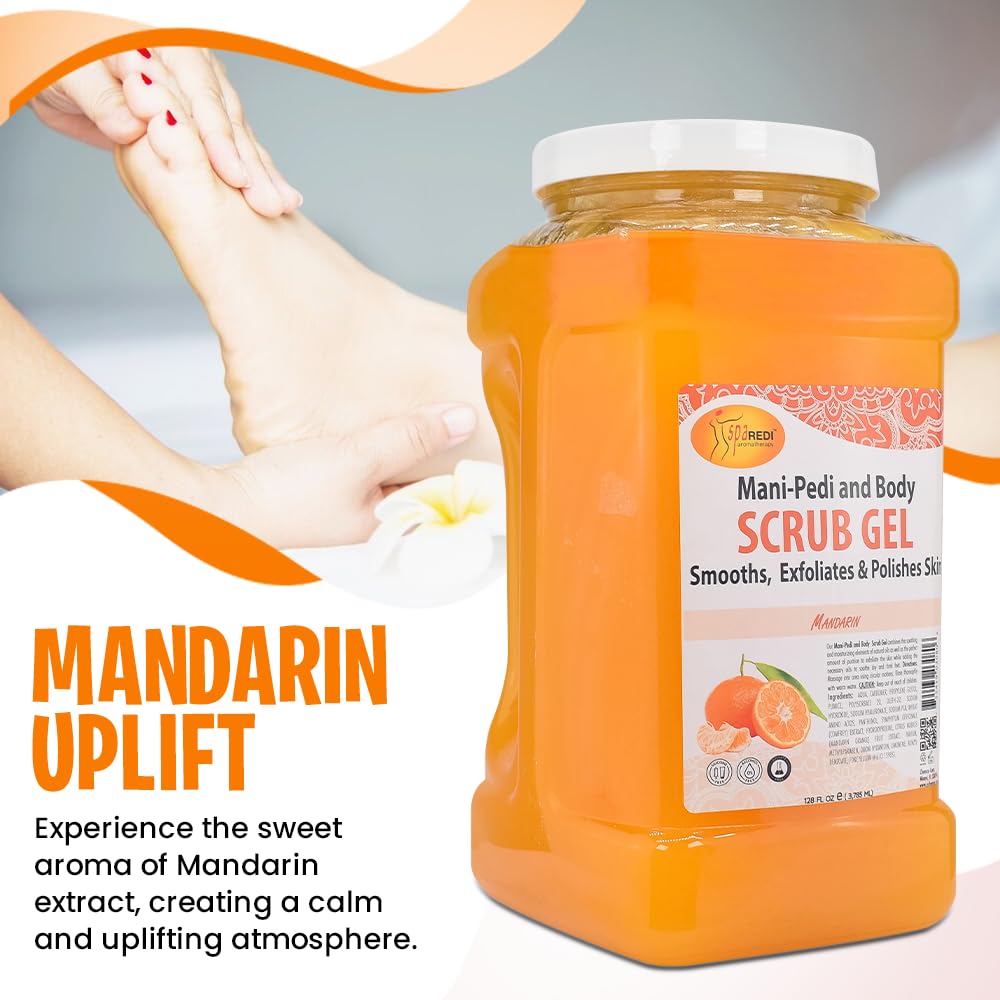 Spa Redi Pedi Scrub Gel family-friendly use in daily routines.