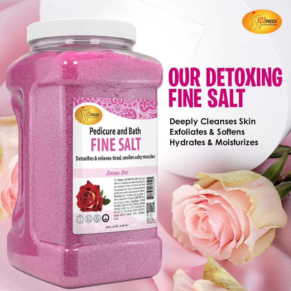 SPA REDI rose petals close-up captures calming fragrance and relaxing ambiance.