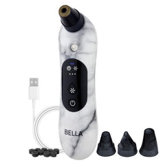 Spa Sciences Bella microdermabrasion device shown for at home exfoliation and texture improvement