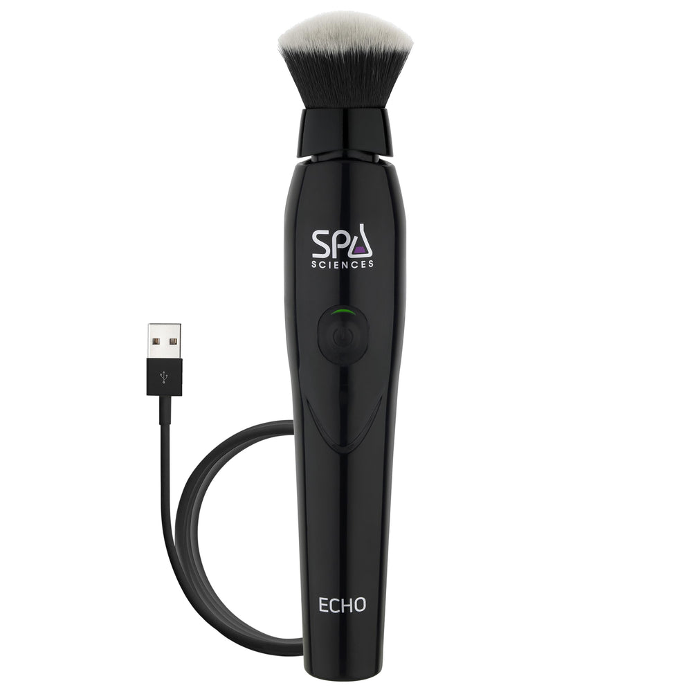 Spa Sciences ECHO blending brush angle shot for flawless contouring