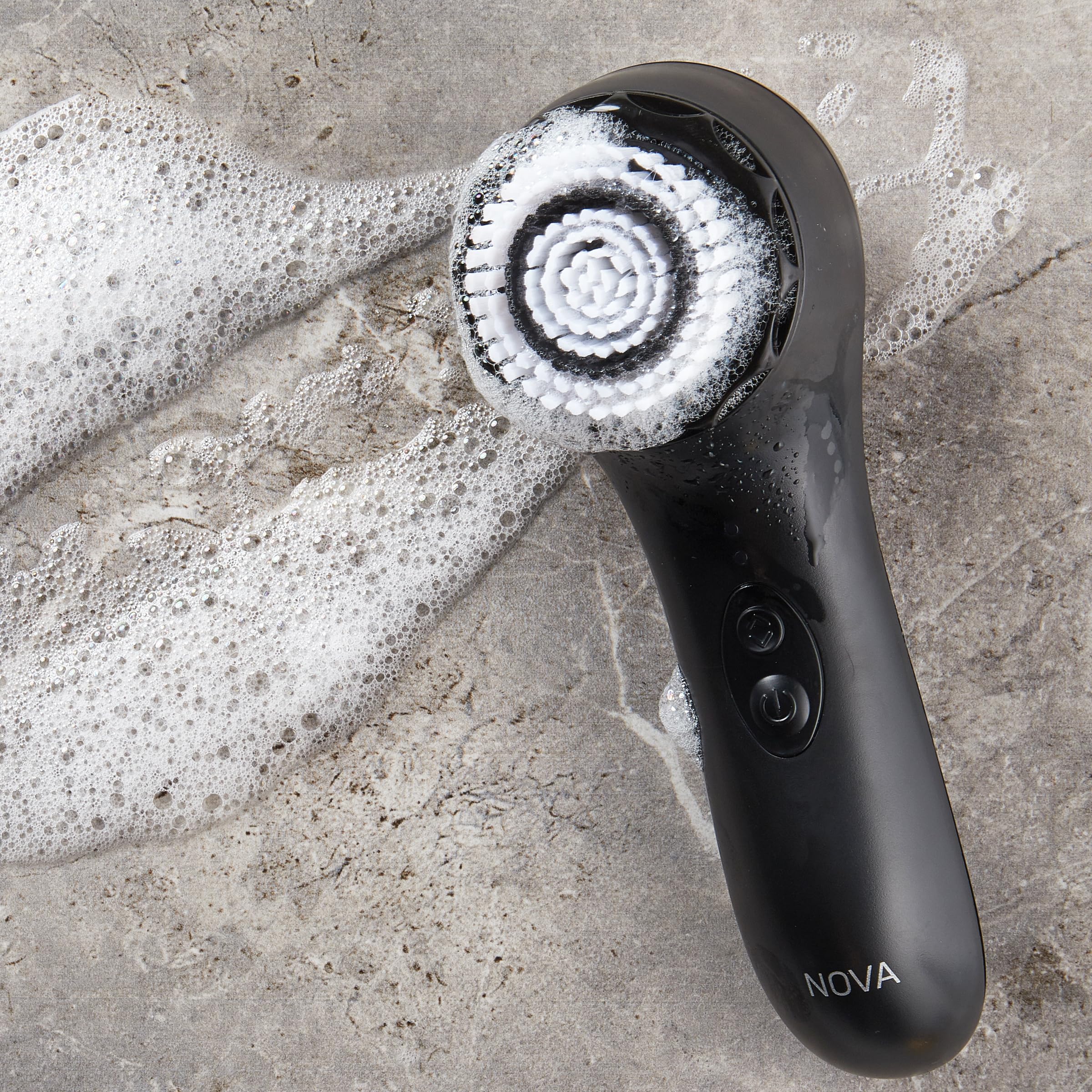 Spa Sciences NOVA battery life indicator highlights up to 2 hours of use.