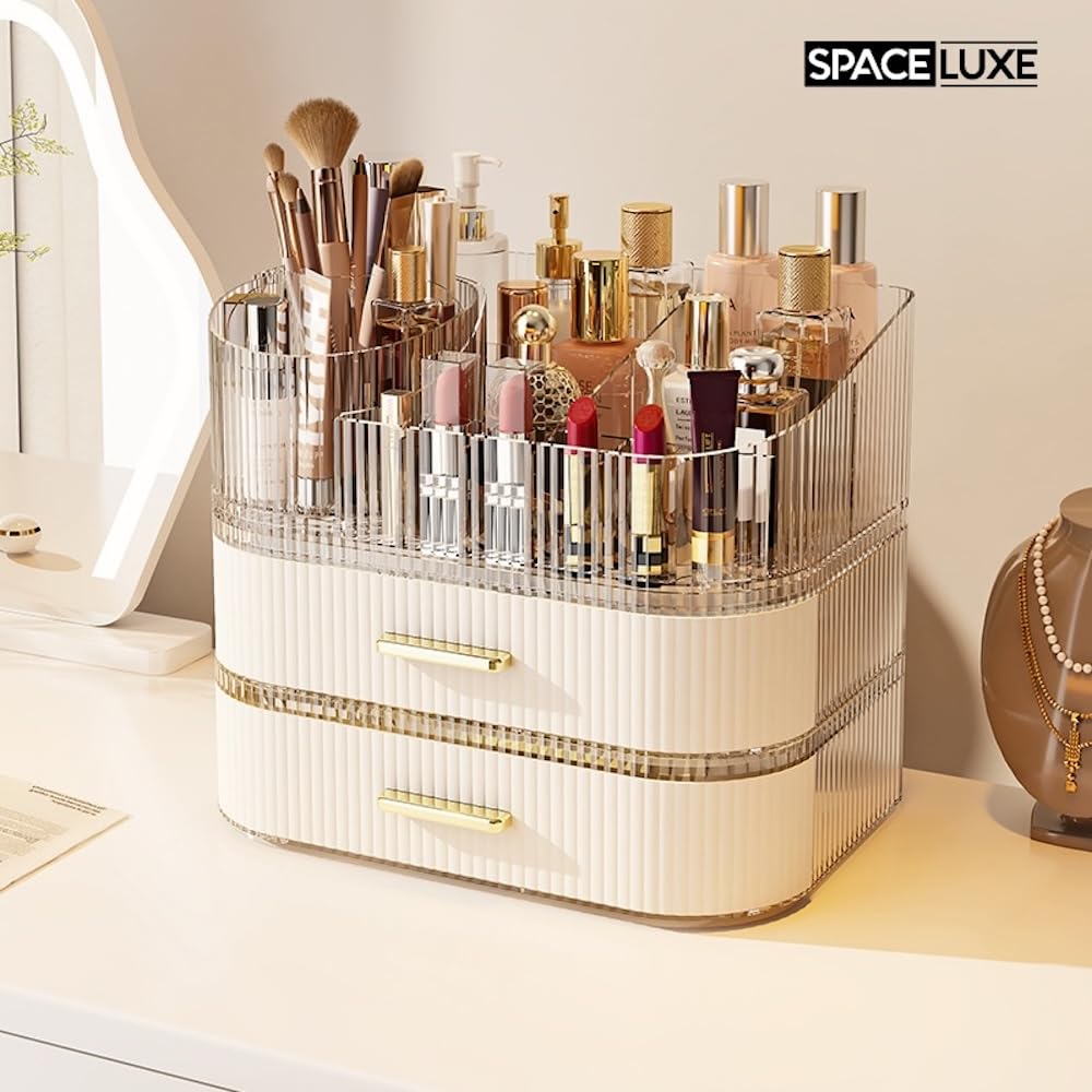 SpaceLuxe makeup organizer makes a thoughtful gift for beauty lovers