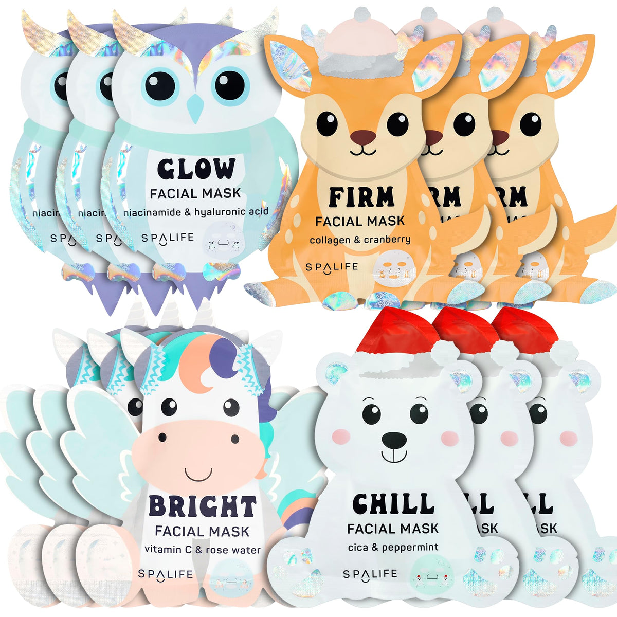 SpaLife Bear Hydrating Mask calms skin for balanced hydration