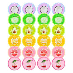 SpaLife Beauty Fruit Sheet Masks 24-pack box for hydrating skincare and aromatherapy scent