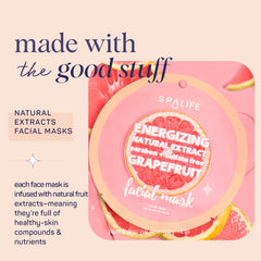 SpaLife coconut-formula mask emphasizes deep hydration and refreshing feel