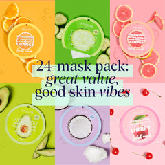 SpaLife grapefruit-formula mask image suggests soothing brightening care