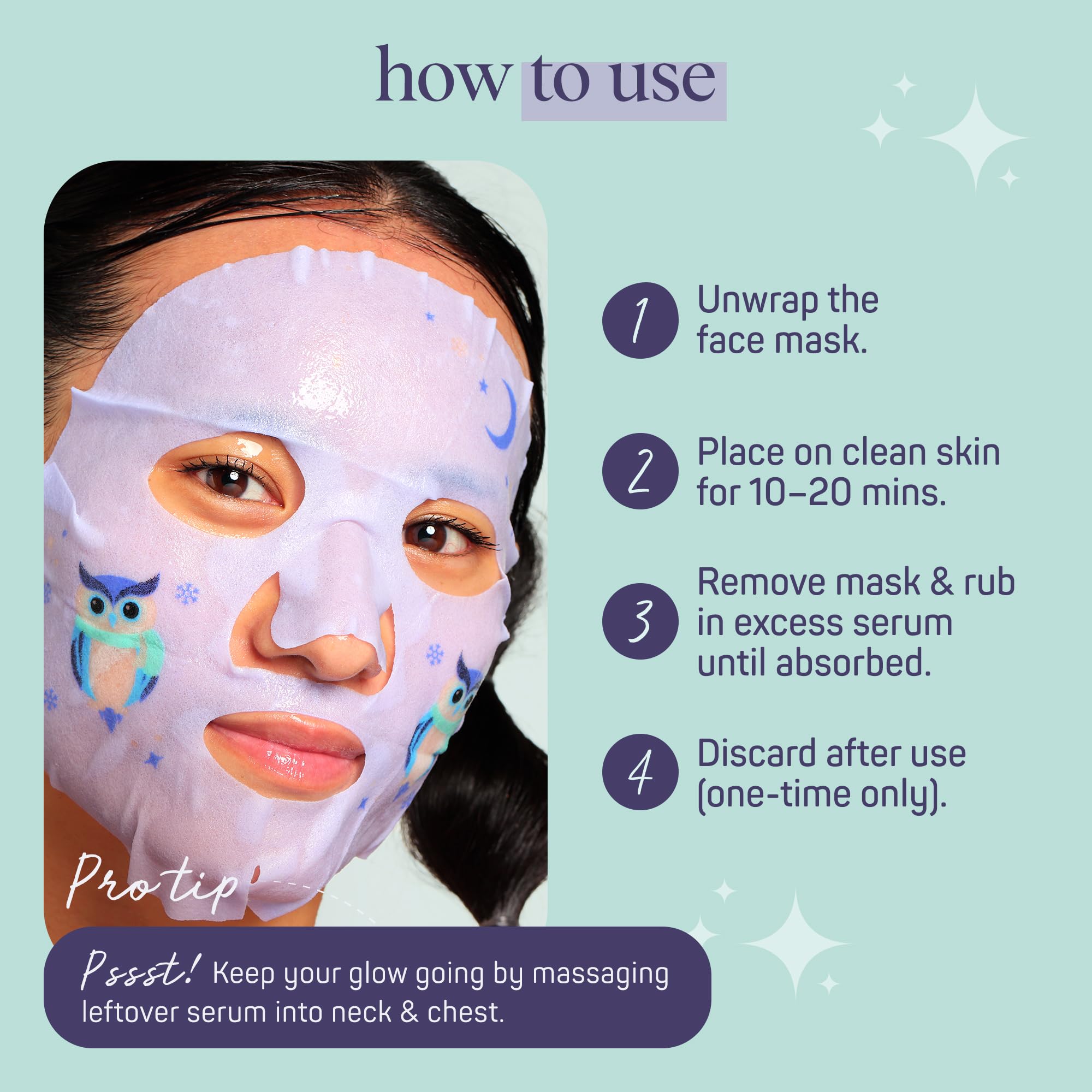 SpaLife Christmas masks display featuring four skin-care formulas