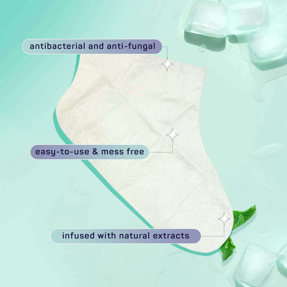 SpaLife foot balm being applied to the feet for comfort and softness