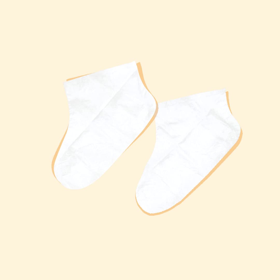 SpaLife Foot Mask ingredients: cica, peppermint oil, vitamin E refresh tired soles
