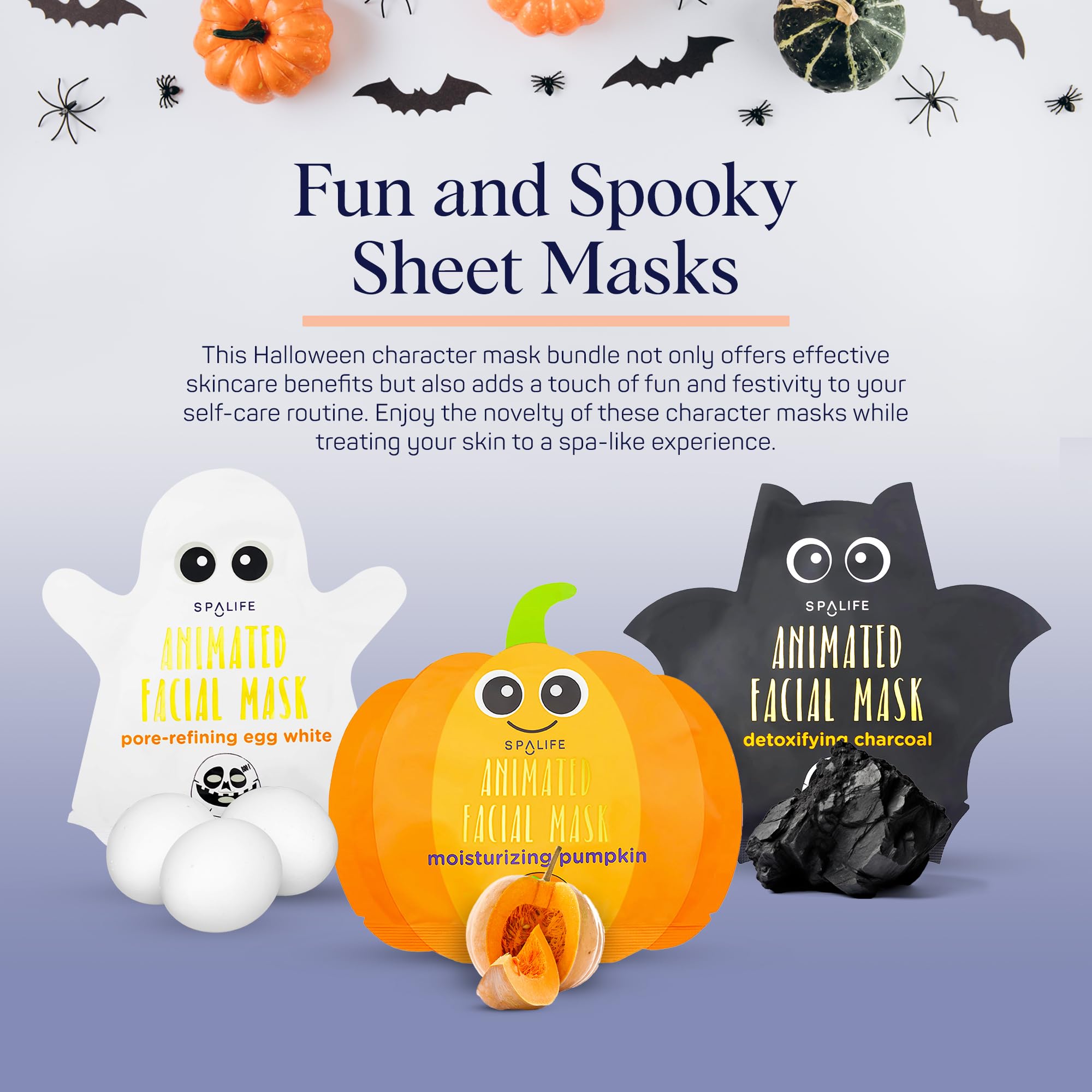 SpaLife Ghost Pore-Refining Mask visual targets pores for a smoother complexion.