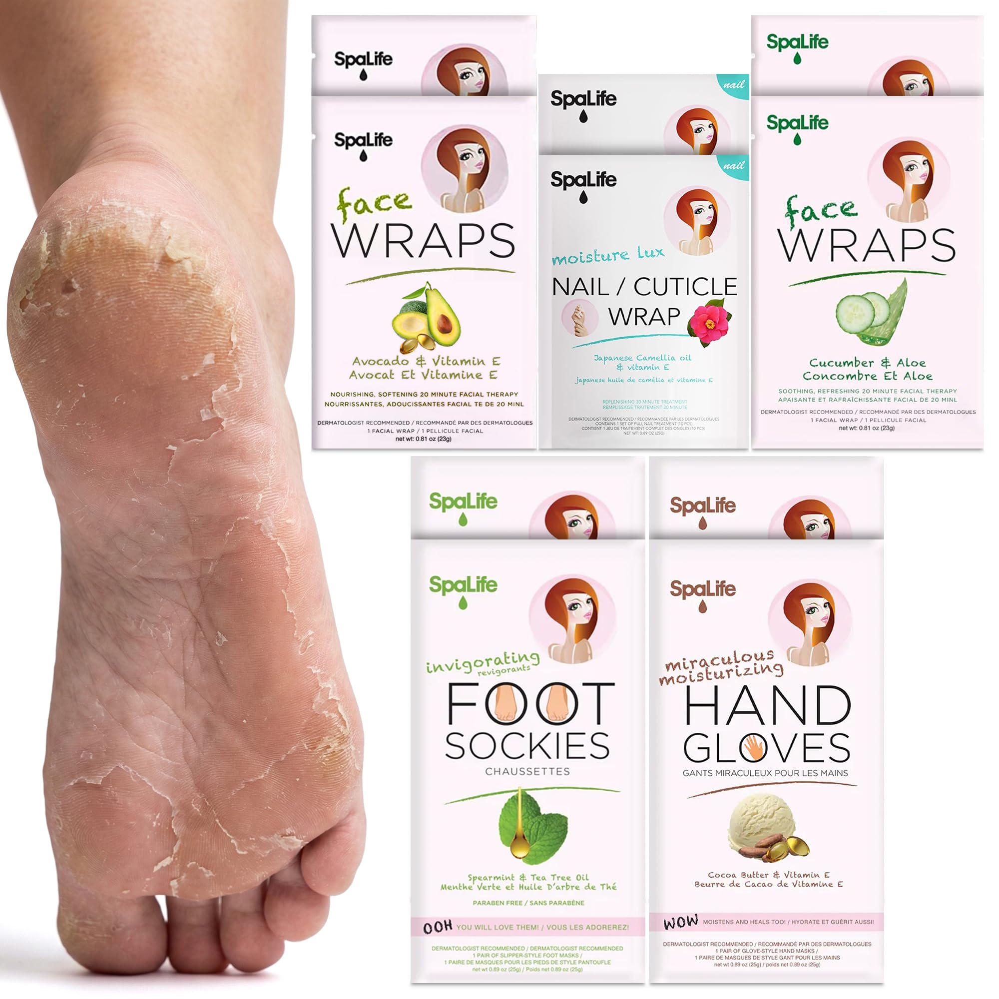 SpaLife hand gloves deliver moisture for softer, smoother hands