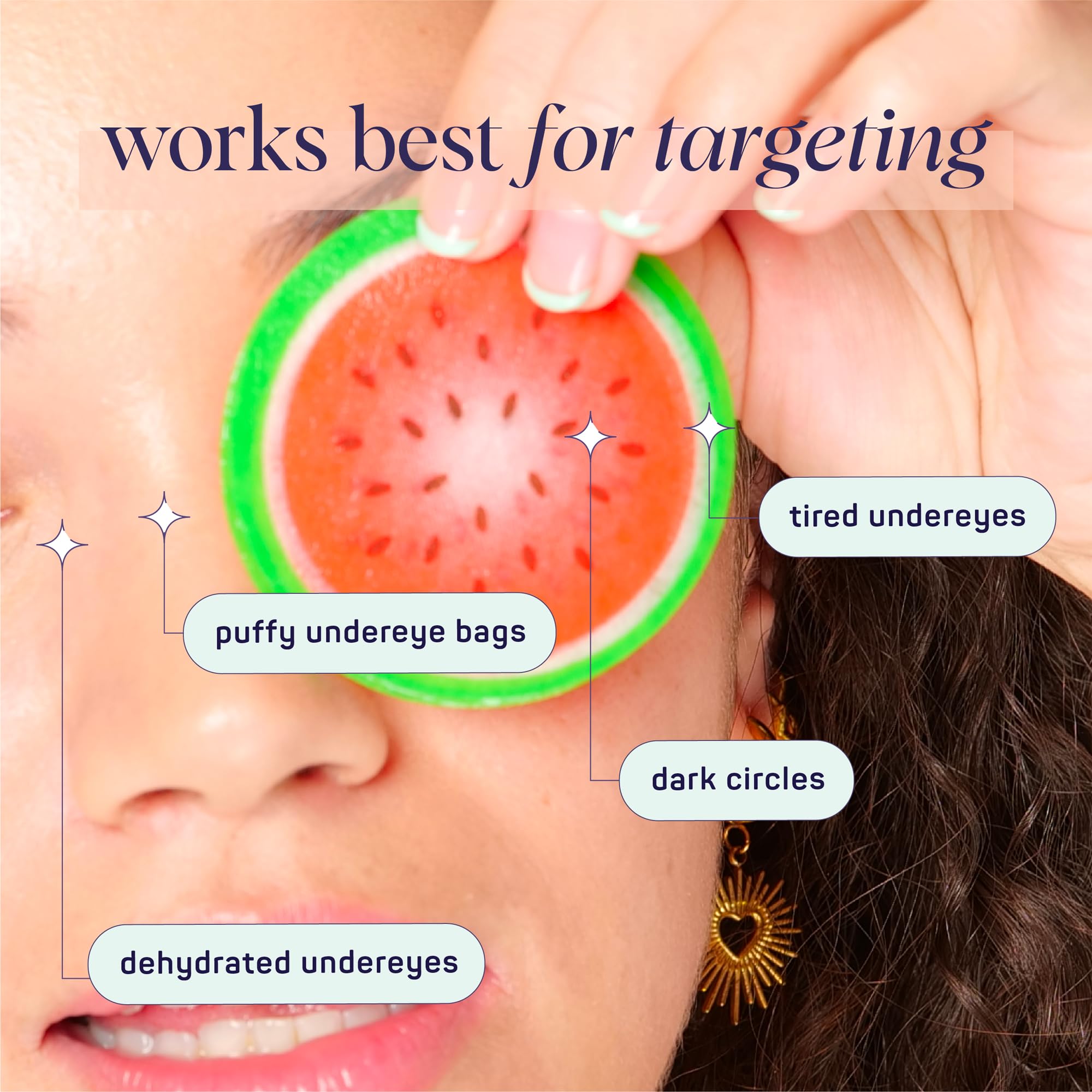 SpaLife eye pads infused with hyaluronic acid and glycerin for hydration