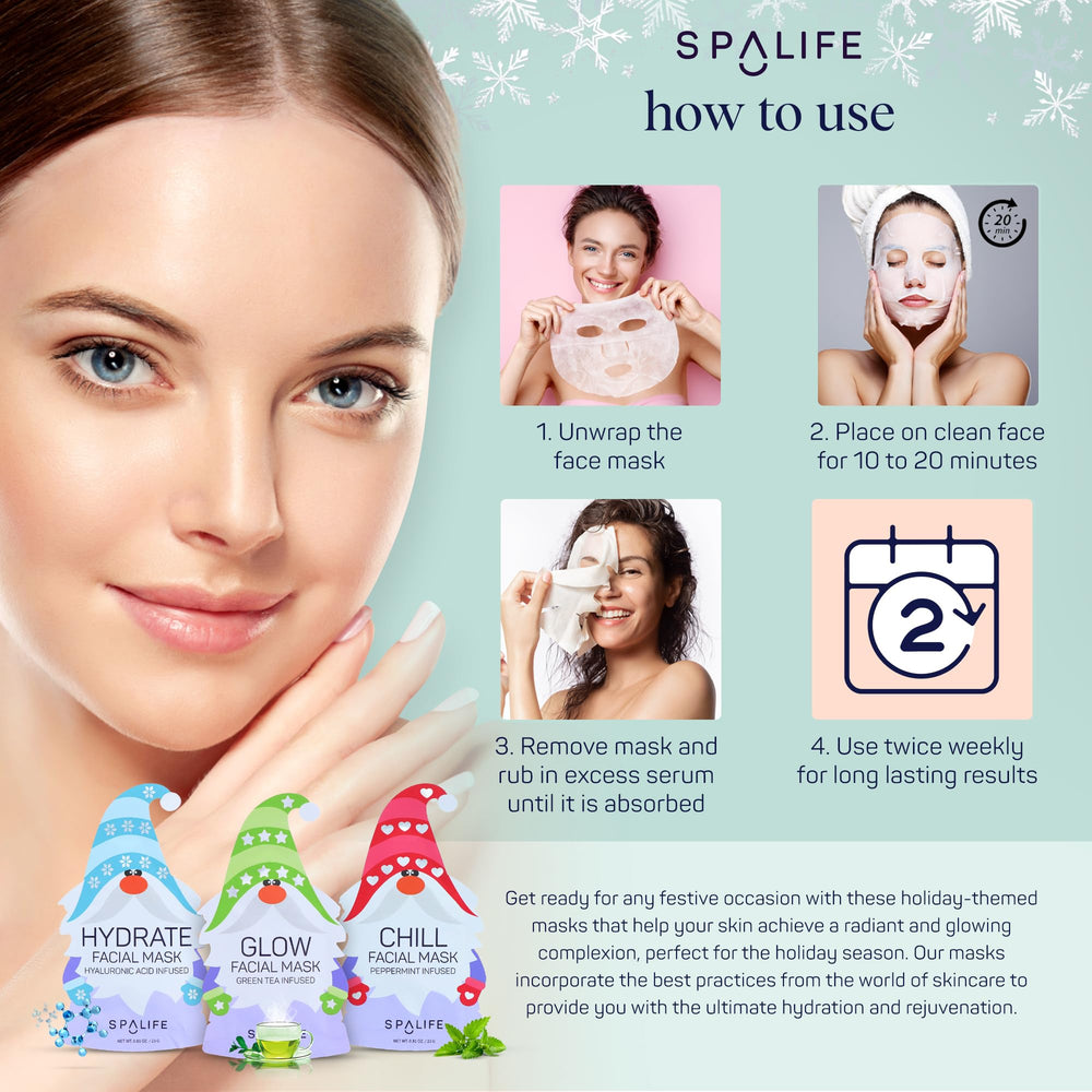SpaLife korean-skincare-collection highlights authentic Korean-inspired masks for glow and skin nourishment.