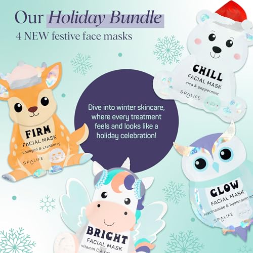 SpaLife Reindeer Firm Mask firms skin with collagen and cranberry