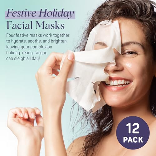 SpaLife Santa’s Squad Cocoa Mask closeup highlighting antioxidant-rich formula.