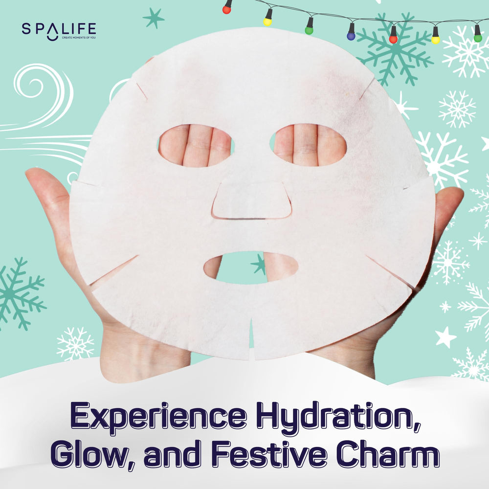 SpaLife Santa's Squad Cocoa Mask image highlighting antioxidant-rich treatment.
