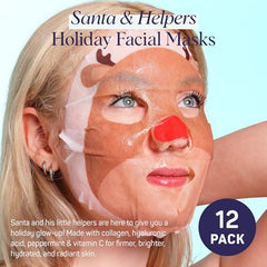 SpaLife Santa’s Workshop Elf mask soothes with peppermint cooling