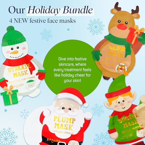 SpaLife Santa’s Workshop Reindeer mask radiates with vitamin C