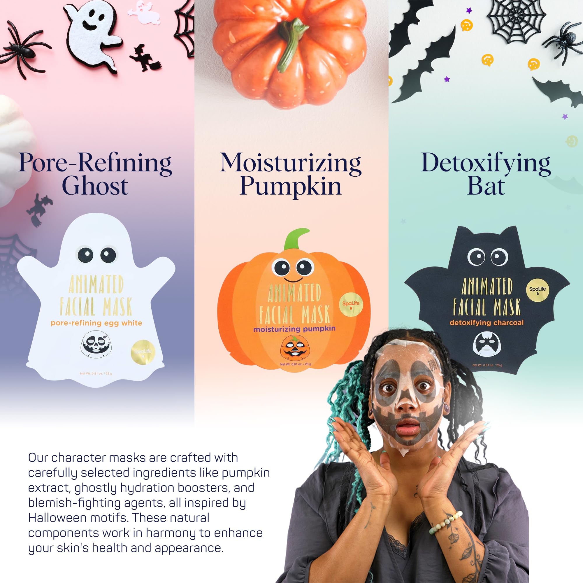 SpaLife Sheet Mask Glow visual promotes a Korean-inspired radiance.