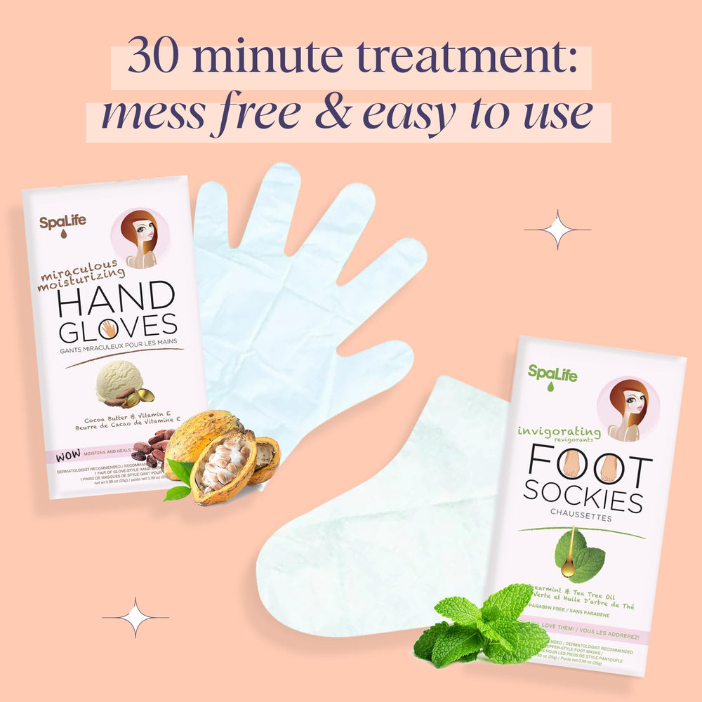 SpaLife soft hands close-up showing hydrated, comfortable skin after use