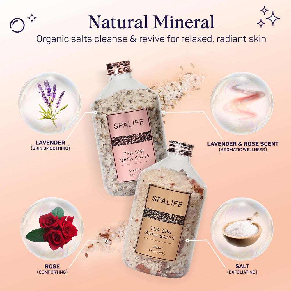 SpaLife Tea Spa lavender-petal close-up for a tranquil bath moment.