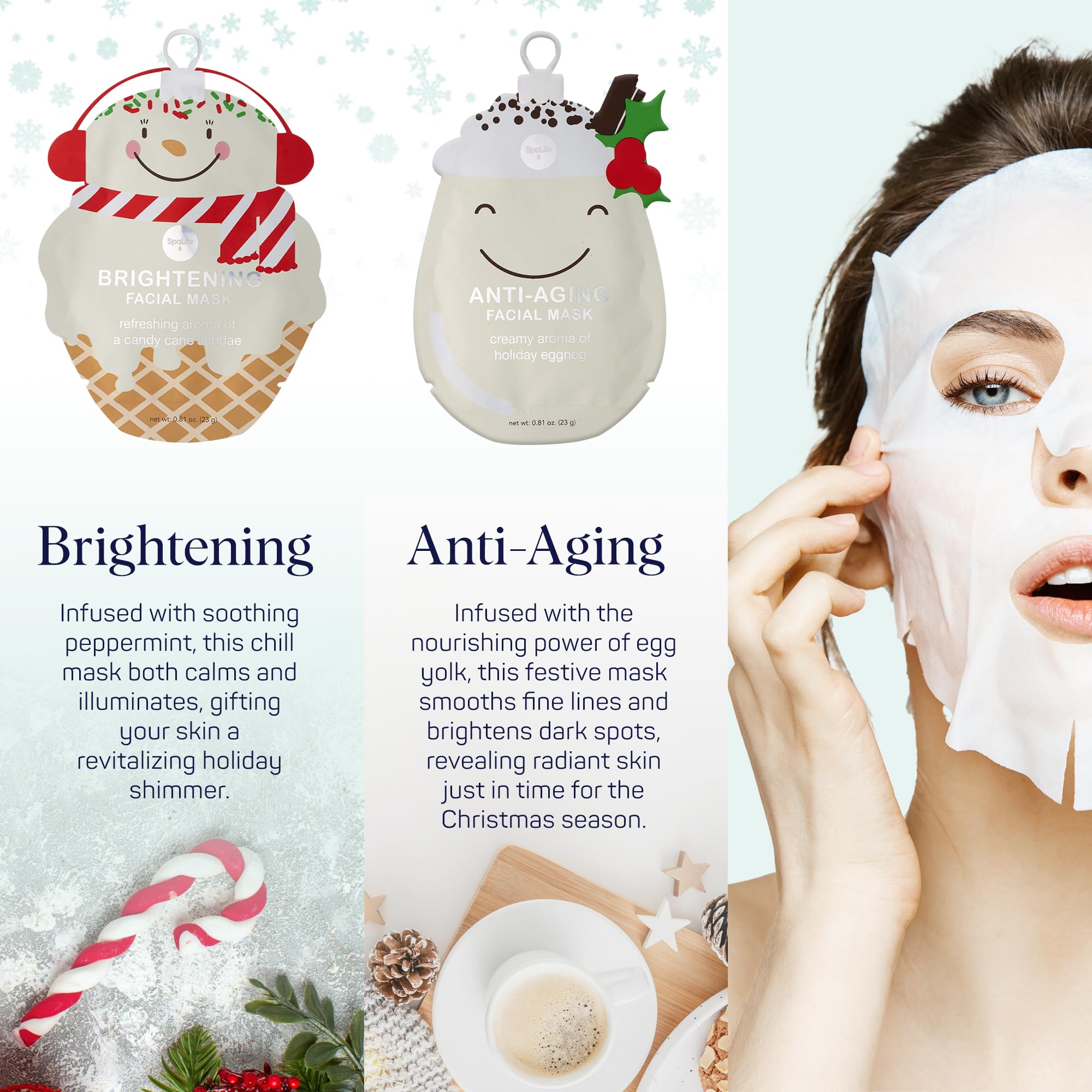 SpaLife shea butter mask close-up illustrating ultra-moisturizing hydration against dry winter air