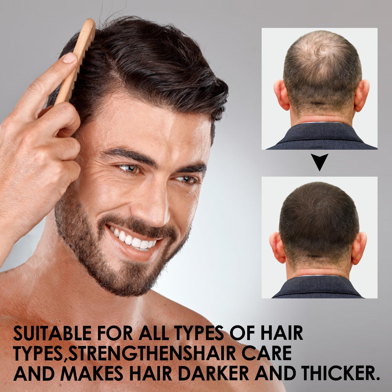 Spartan Root Activator vitality shine image suggests revived hair life