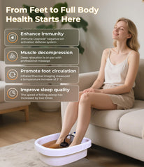 SPATOES Ionic Foot Detox Machine 3.0 deep-tissue massage and negative ion detox at home