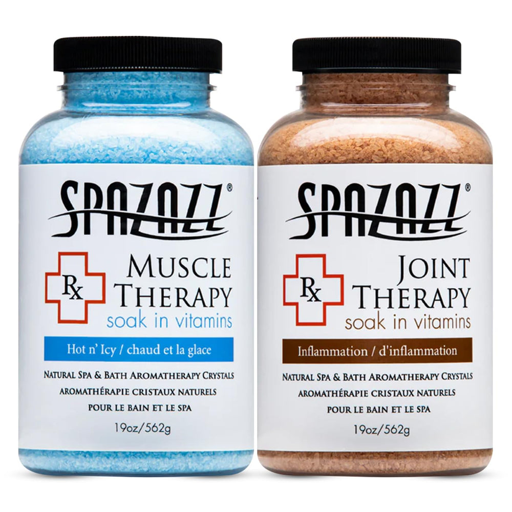 Spazazz kid-safe spa-safe label on jar for family-friendly use.
