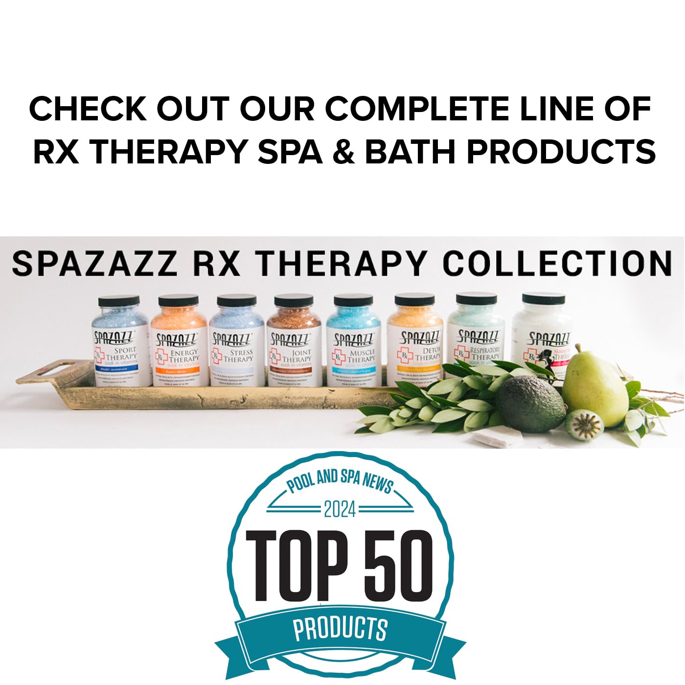 Spazazz RX Therapy sleep-sample-crystal promotes peaceful unwinding at night.