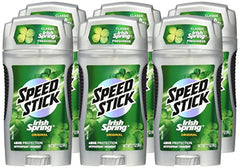 Speed Stick Irish Spring Original fragrance closeup emphasizes refreshing scent.