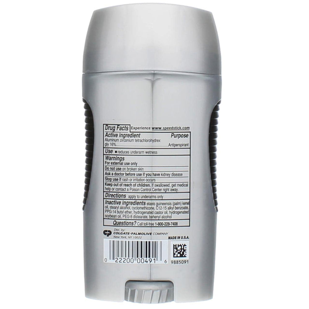 Speed Stick Power unscented application on arm demonstrates quick freshness.