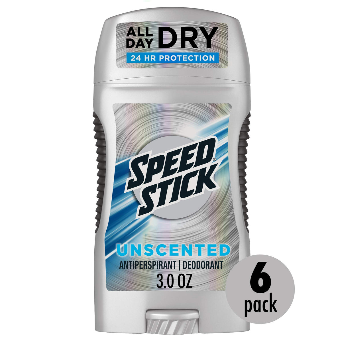 Speed Stick Power unscented stick offers all-day protection for active days.