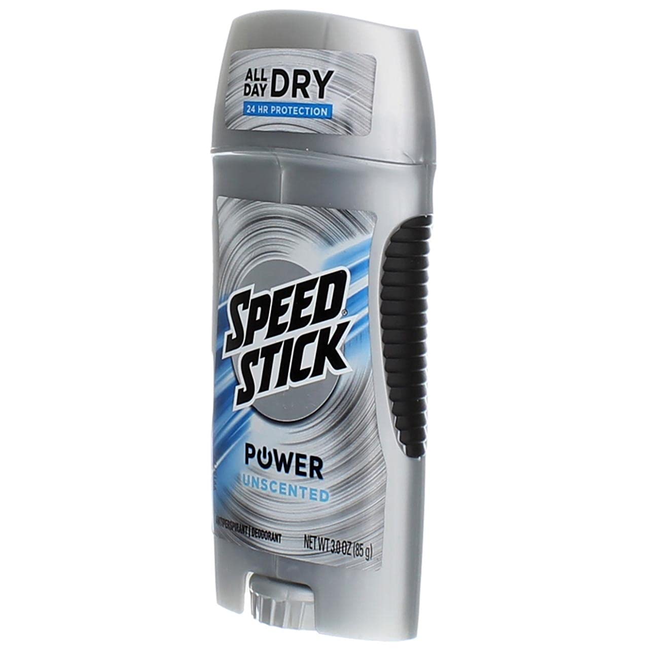 Speed Stick Power Unscented twist-cap close-up for easy reapplication