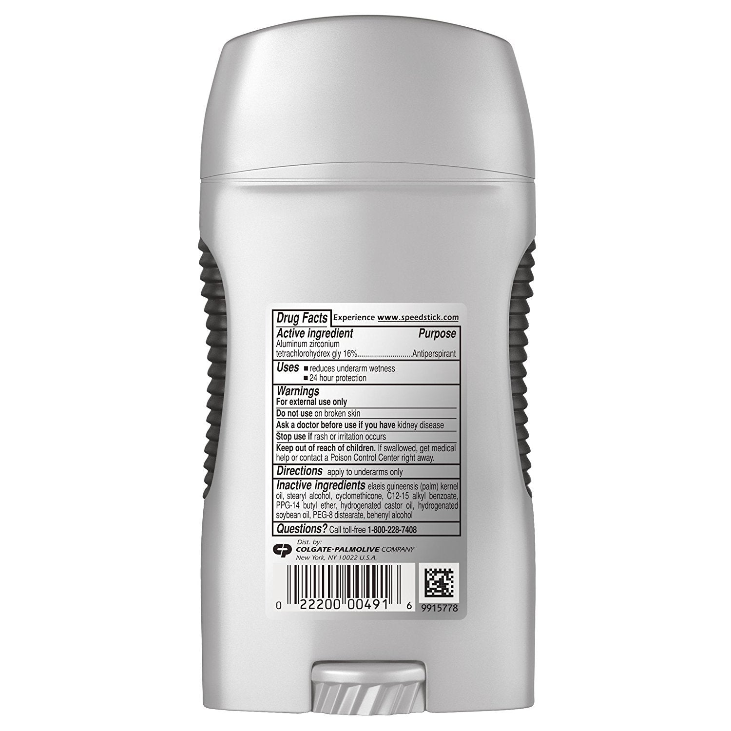 Speed Stick unscented apply close-up demonstrates easy glide and quick dry.
