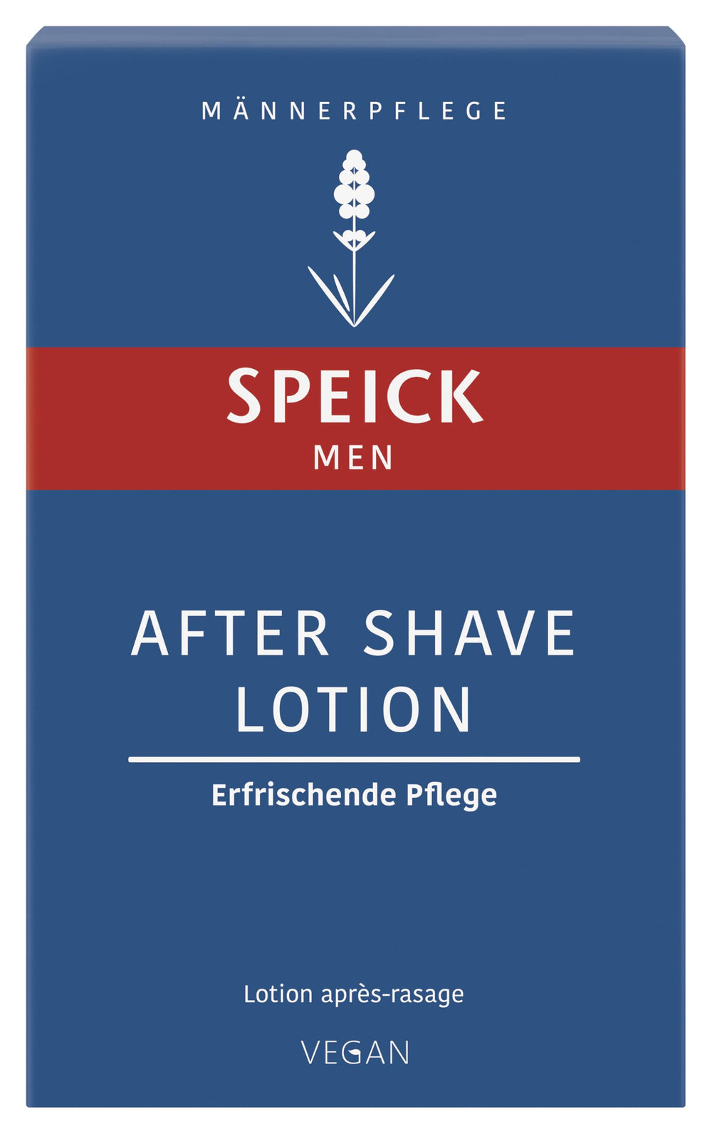 Speick after shave lotion with witch hazel close-up highlighting toning benefits