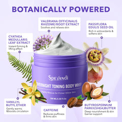 Sperandi Overnight Toning Whip cream texture close-up showing rich hydration