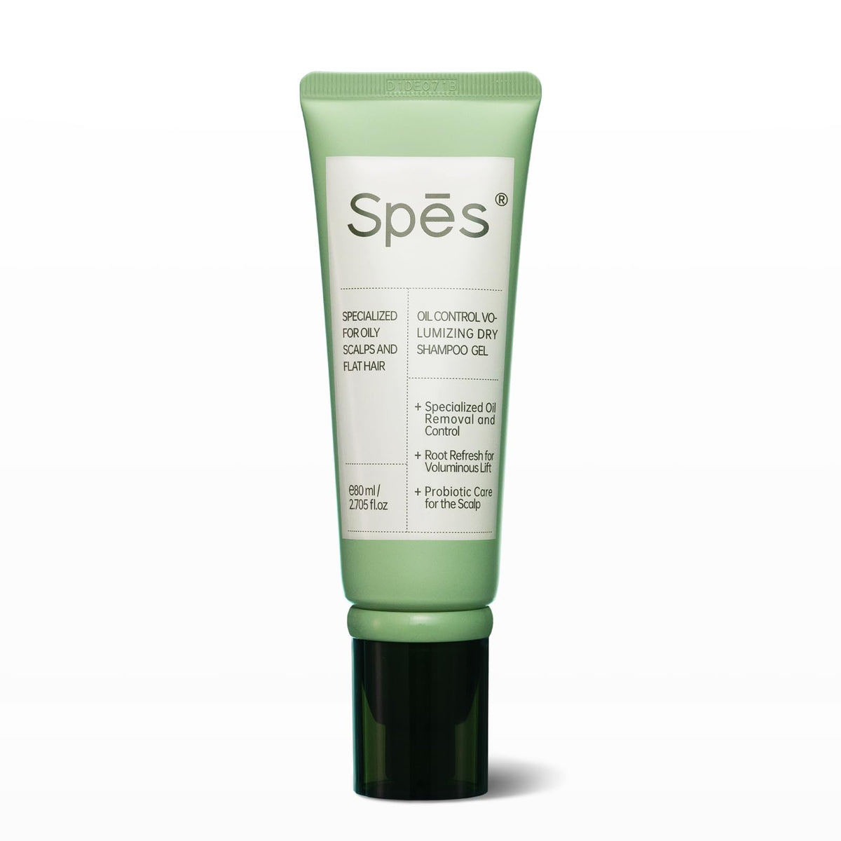 Spes dry shampoo second gen oil-absorption demonstrates quick refreshed roots and oil control.