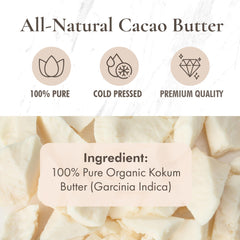 SpirZon Kokum Butter white-off white color suitable for cosmetics.