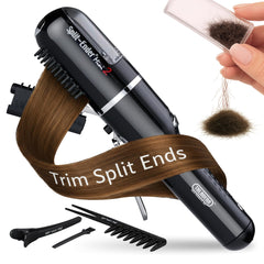 Split-Ender Mini2 cordless-trimmer in hand for quick split-end care