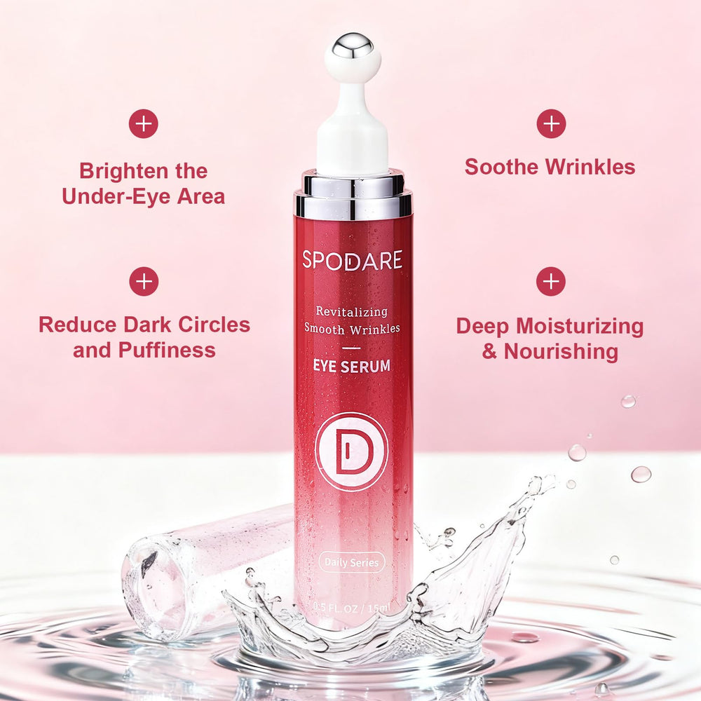 SPODARE eye serum with hyaluronic acid delivers deep moisture around the eyes