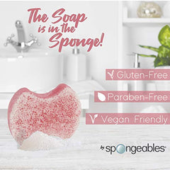 Spongables Pedi Scrub Lavender travel-pack image highlighting on-the-go foot care.