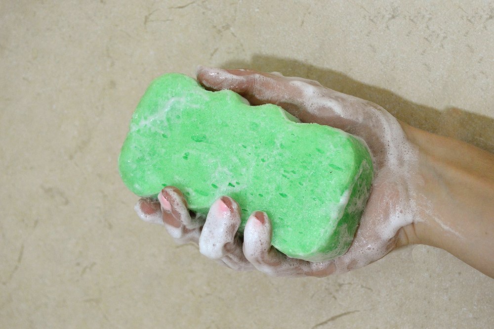 Three-pack Spongeables Cool Cucumber set in gift-ready packaging